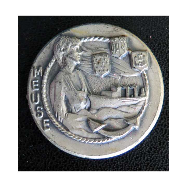 MEUSE : Rondache argentée du pétrolier ravitailleur Meuse FIA