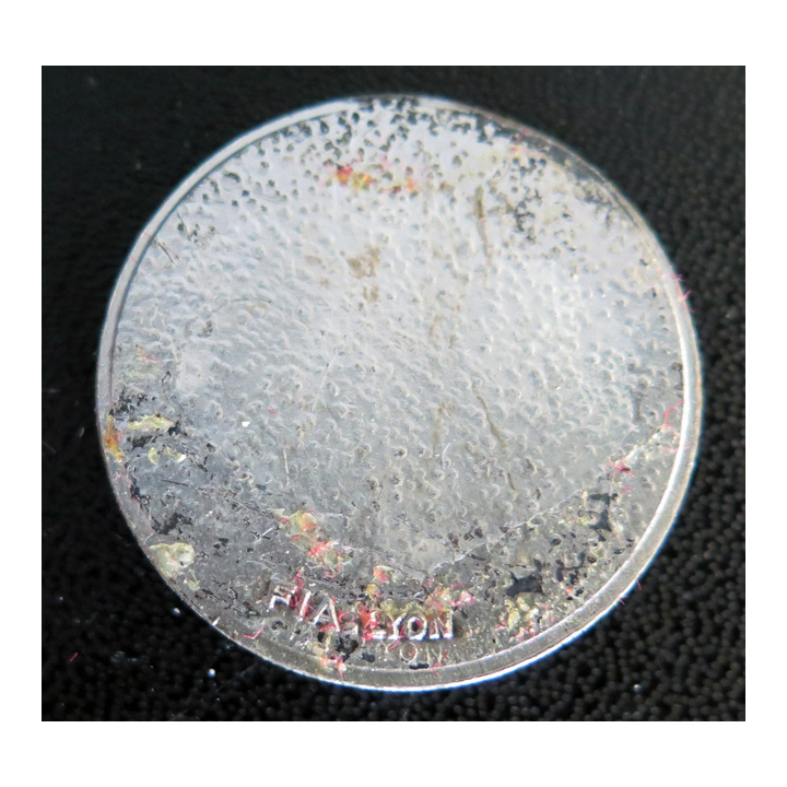 L'ESPERANCE : Rondache argentée du bâtiment hydrographique L'esperance FIA