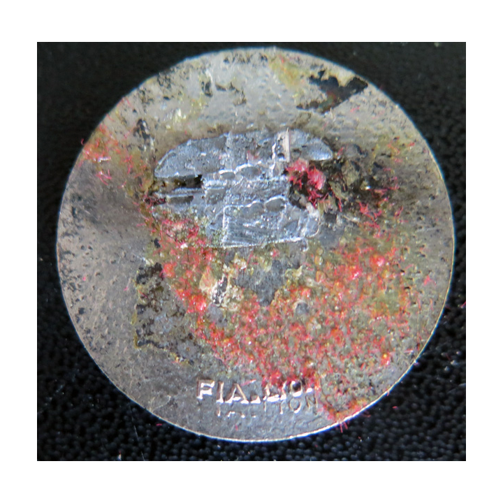 DIVES : rondache argentée du bâtiment de débarquement Dives FIA