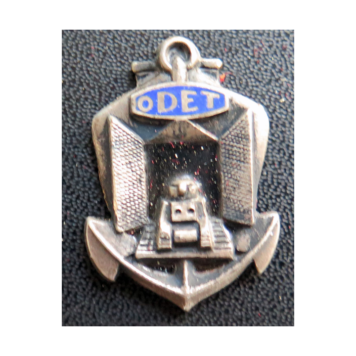 ODET : insigne du bâtiment de débarquement de chars LST Odet (Augis) en émail