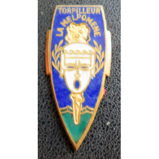 LA MELPOMENE : Torpilleur La Melpomène de fabrication Drago Béranger en émail