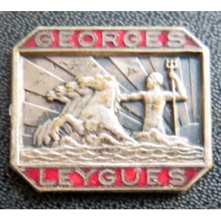 GEORGES LEYGUES : Croiseur Georges Leygues fabrication Courtois en émail