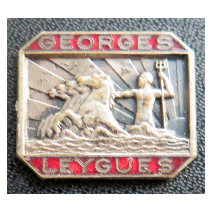 GEORGES LEYGUES : Croiseur Georges Leygues fabrication Courtois en émail