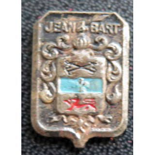 JEAN BART : insigne de boutonnière du Jean Bart 2 x 1,5 cm attache coupée