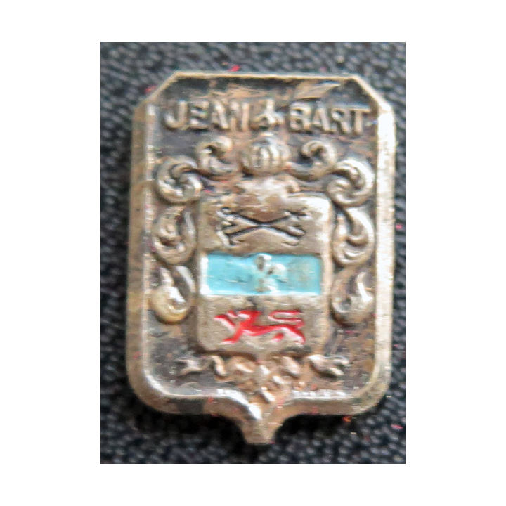 JEAN BART : insigne de boutonnière du Jean Bart 2 x 1,5 cm attache coupée
