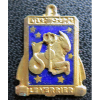 LE VERRIER : insigne de boutonnière de la Frégate météorologique Le Verrier en émail 2 x 1,5 cm