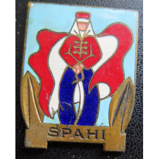 SPAHI : insigne du patrouilleur Spahi Drago Olivier Métra en émail sans attache