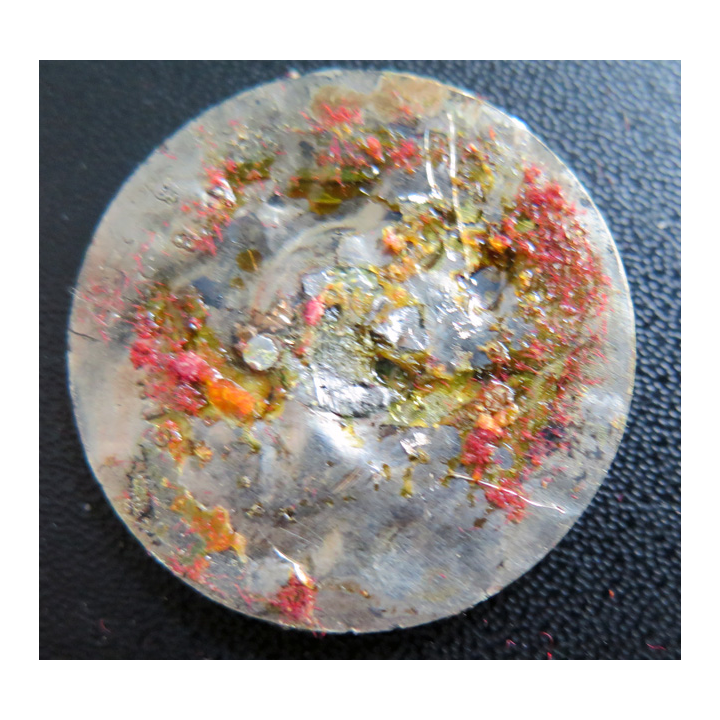 CDT BOURDAIS : rondache argentée de l'aviso escorteur Cdt Bourdais AB Paris sans attache