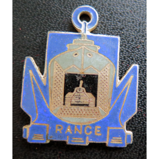 RANCE : insigne du LST Rance Augis en émail sans attache