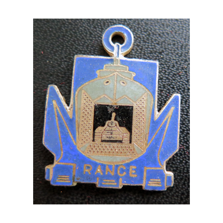 RANCE : insigne du LST Rance Augis en émail sans attache
