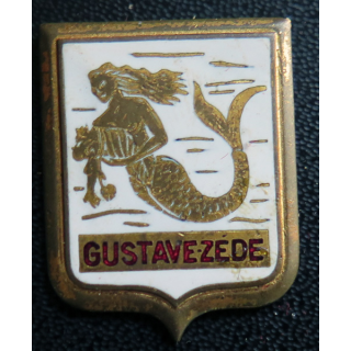 GUSTAVE ZEDE : Insigne du Ravitailleur Gustave Zede Augis en émail sans attache