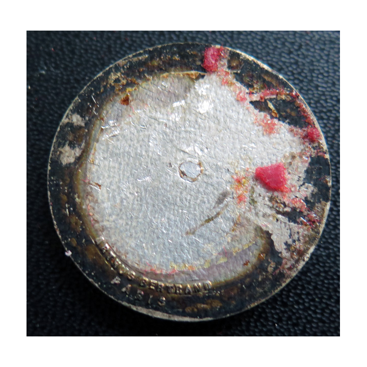 COLBERT: rondache argentée du Croiseur Colbert Arthus Bertrand sans attache