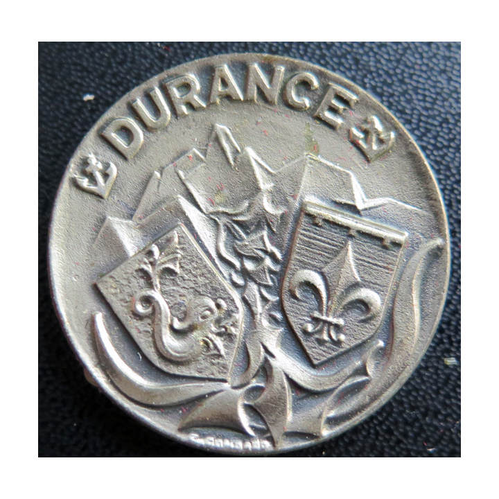 DURANCE : rondache argentée Durance FIA sans attache