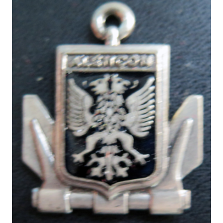 ALENÇON : Insigne du Dragueur océanique Alençon argenté FIA sans attache