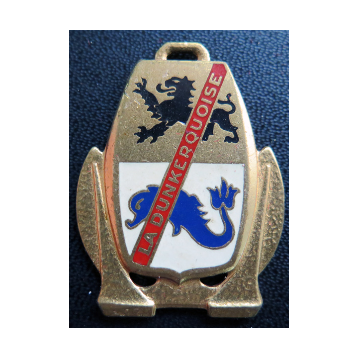 LA DUNKERQUOISE : Insigne du Dragueur La Dunkerquoise Drago sans attache
