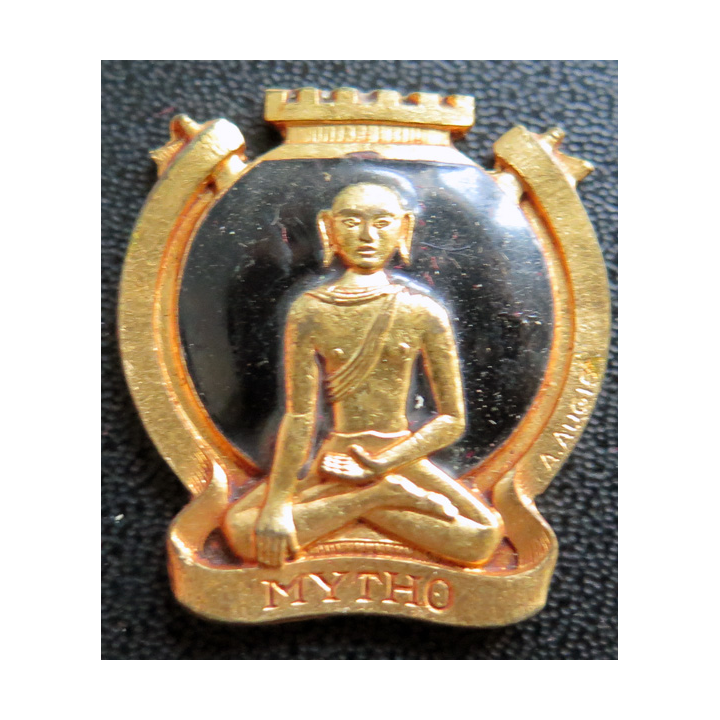 MYTHO : Insigne du Dragueur océanique Mytho Augis en émail sans attache