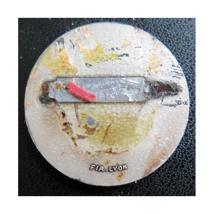 FOUDRE : Rondache argentée du bâtiment Foudre FIA sans attache