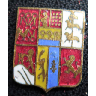 BASQUE : Insigne de boutonnière du torpilleur Le Basque en émail sans attache