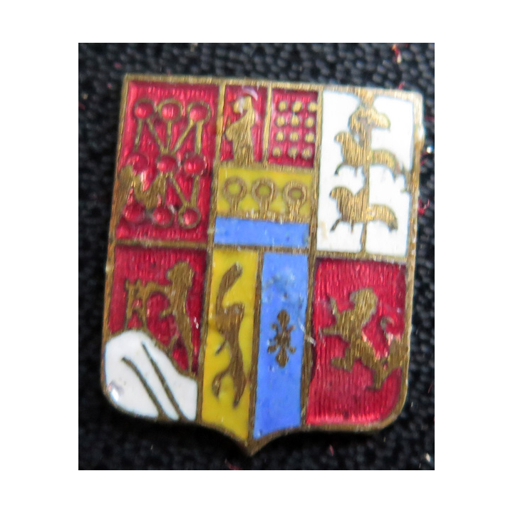 BASQUE : Insigne de boutonnière du torpilleur Le Basque en émail sans attache