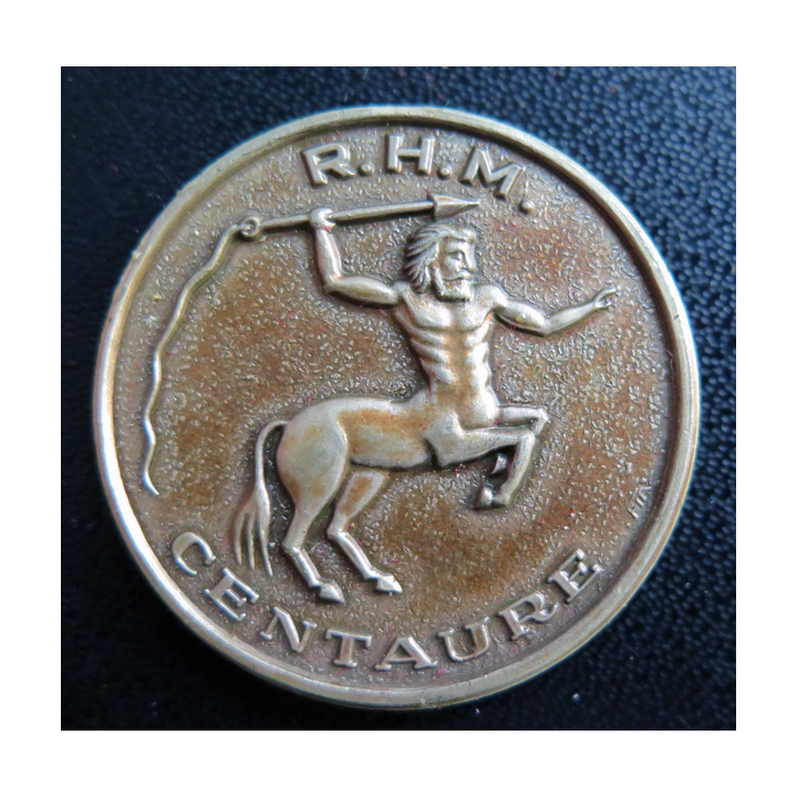 CENTAURE : rondache argentée du Centaure FIA sans attache