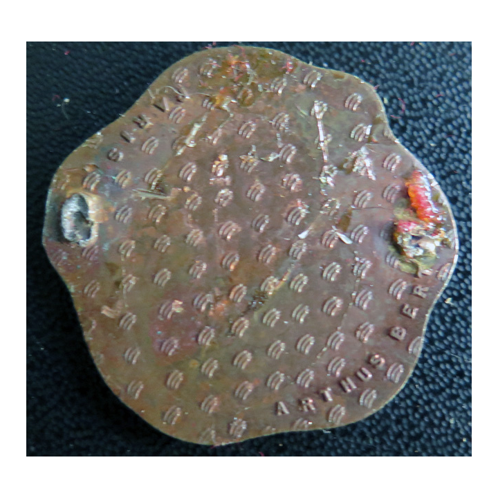 ARDENT : rondache bronze Ardent Arthus Bertrand sans attache