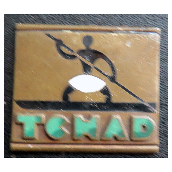 LAC TCHAD : Insigne du Pétrolier Lac Tchad Drago en émail sans attache