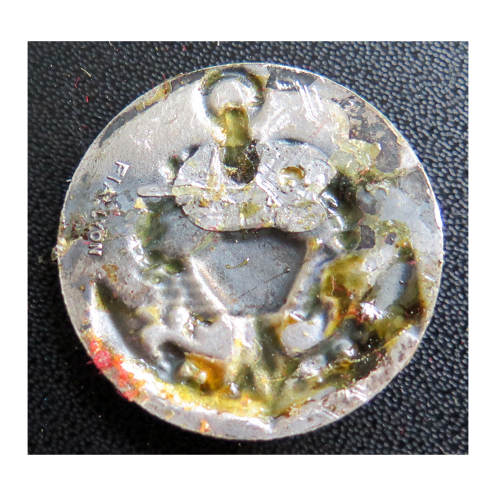 TENACE : rondache argentée du remorqueur Tenace FIA sans attache