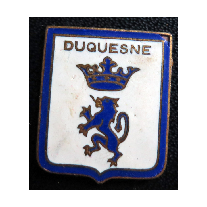 DUQUESNE : insigne du Croiseur Duquesne en émail sans attache