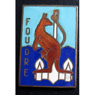 FOUDRE : insigne du Foudre éclat surfacique émail sans attache