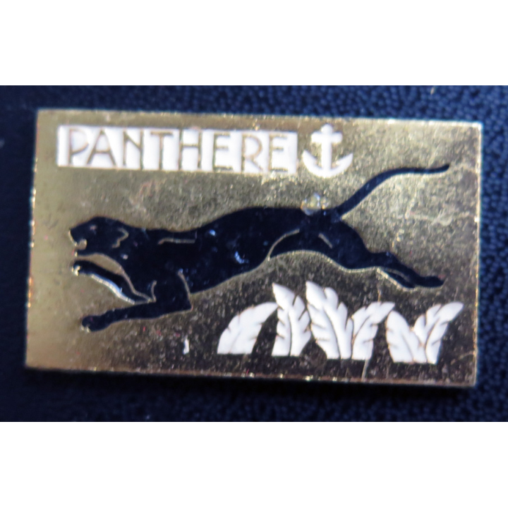PANTHÈRE : Insigne du contre torpilleur Panthère A.B Paris sans attache