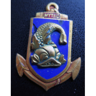 MYTHO : insigne du dragueur océanique Mytho Courtois sans attache