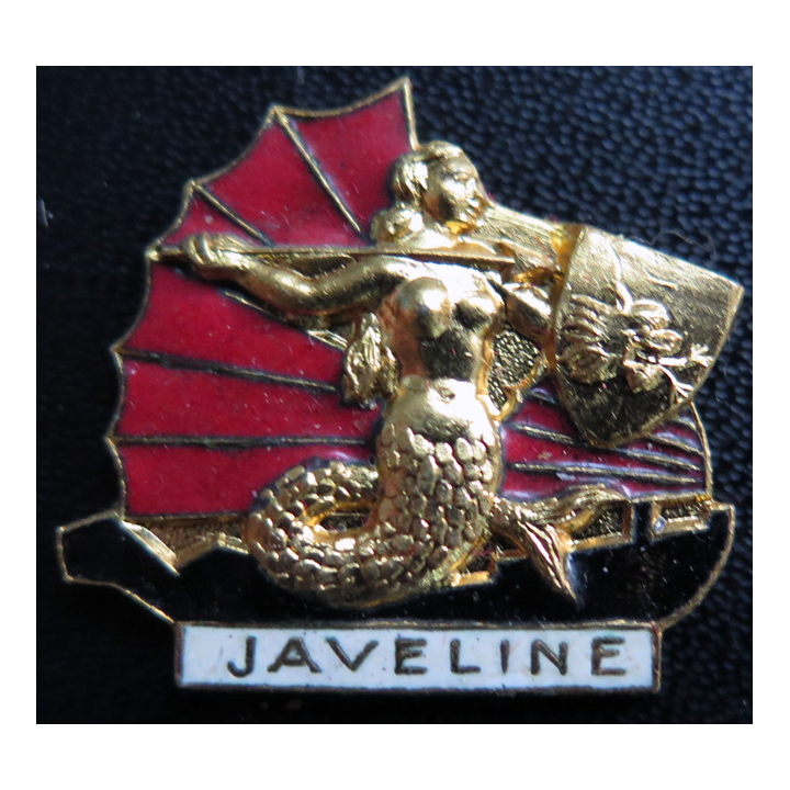 JAVELINE : insigne du Javeline A.B Paris R 85 en émail sans attache