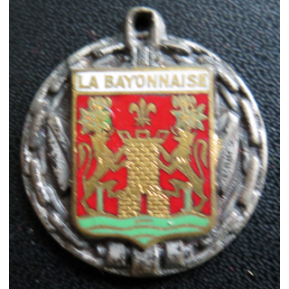 LA BAYONNAISE : rondache du Dragueur océanique en émail sans attache