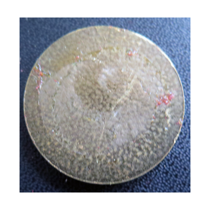 PAUL GOFFENY : rondache en émail et bronze du dépanneur Paul Goffeny sans attache