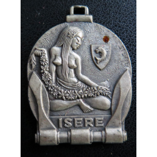 ISERE : insigne du Pétrolier ravitailleur Augis (avers) sans attache