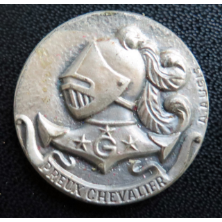 GUEPRATTE : rondache argentée de l'escorteur d'escadre Guepratte Augis sans attache