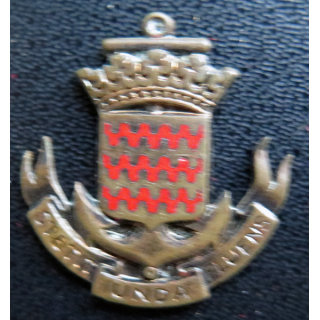 MAILLE BREZE : insigne du Maille Breze STETIT UNDA FLUENS en émail sans attache