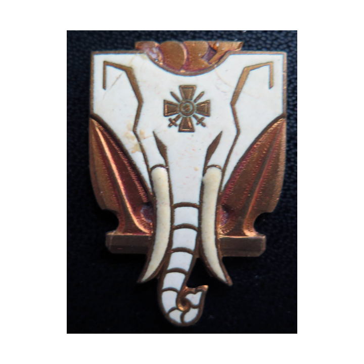 COMMANDANT BORY : insigne de l'aviso dragueur Commandant Bory Courtois en émail sans attache