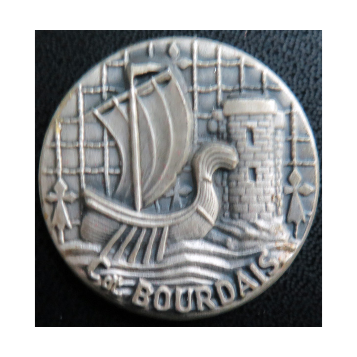 CDT BOURDAIS : rondache argentée du Commandant Bourdais FIA sans attache