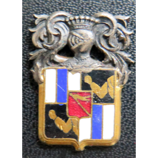 SAVORGNAN DE BRAZZA : insigne de l'aviso Savorgnan de Brazza Courtois en émail sans attache