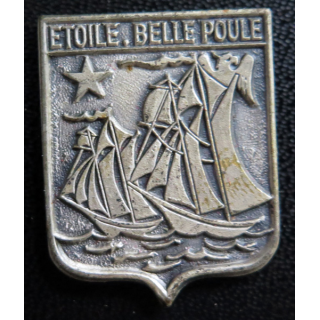 ETOILE BELLE POULE : insigne de l'étoile Belle Poule FIA non émaillé sans attache