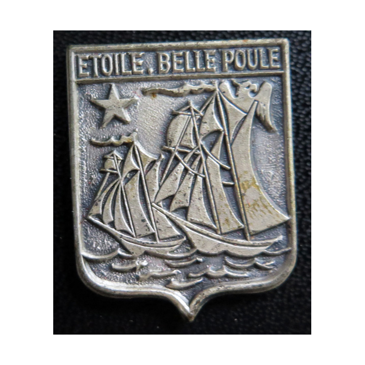 ETOILE BELLE POULE : insigne de l'étoile Belle Poule FIA non émaillé sans attache