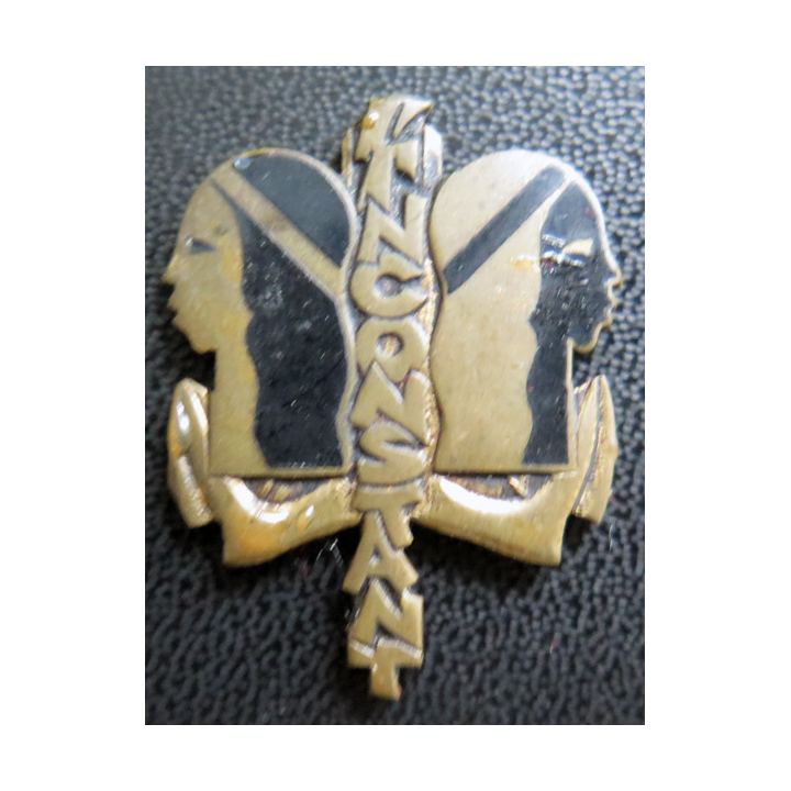 L'INCONSTANT : insigne du Patrouilleur l'Inconstant Drago Olivier Métra en émail sans attache