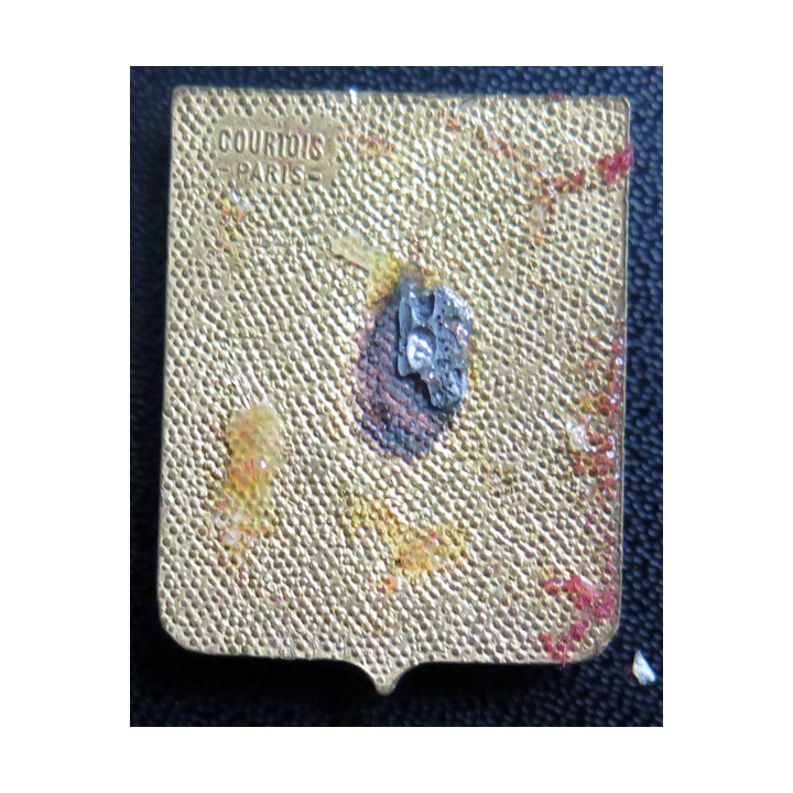 MONTCALM : Insigne du Croiseur Montcalm Courtois en émail sans attache