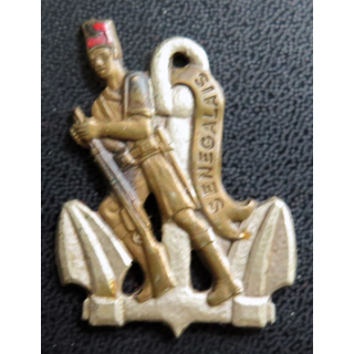 LE SENEGALAIS : Insigne de l'escorteur Le Sénégalais (modèle Courtois) sans attache