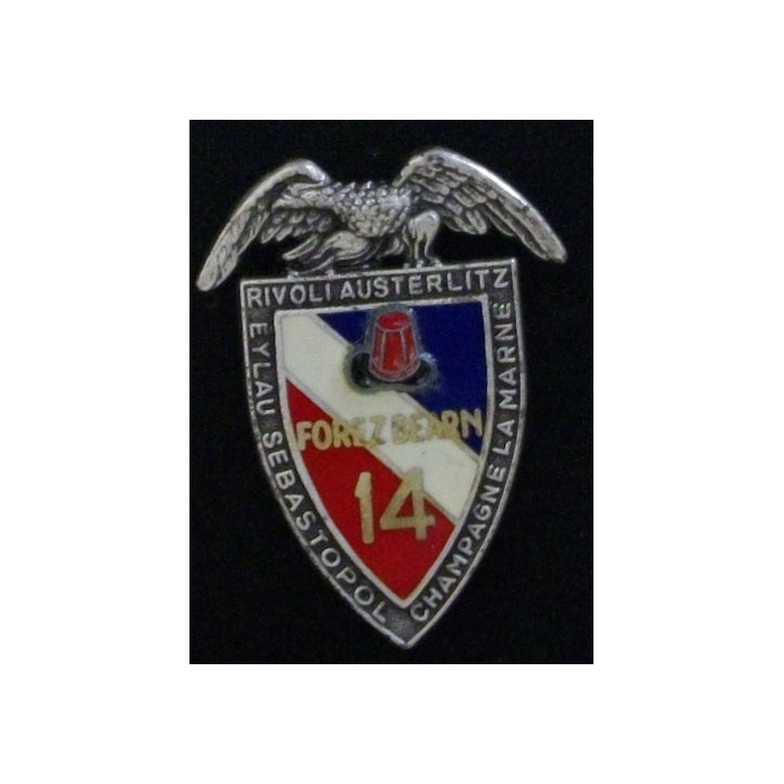 insigne 14° régiment de Chasseurs Parachutistes RPC Drago relief