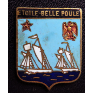 ETOILE BELLE POULE : insigne de l'Etoile Belle Poule Augis en émail sans attache