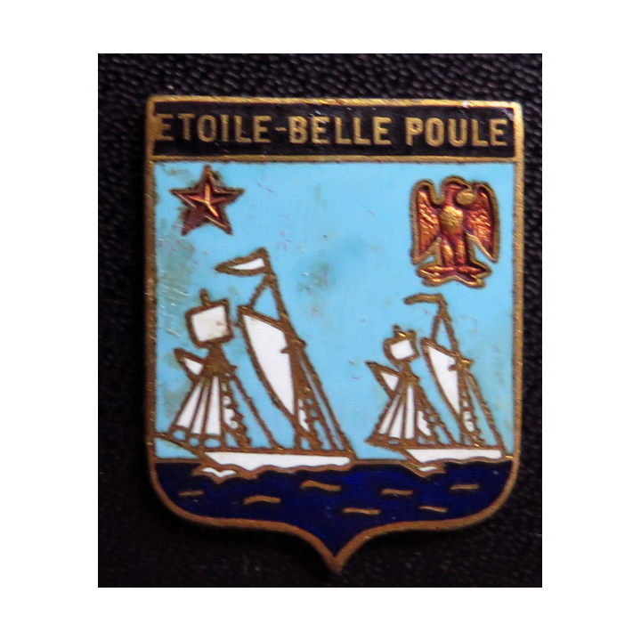 ETOILE BELLE POULE : insigne de l'Etoile Belle Poule Augis en émail sans attache