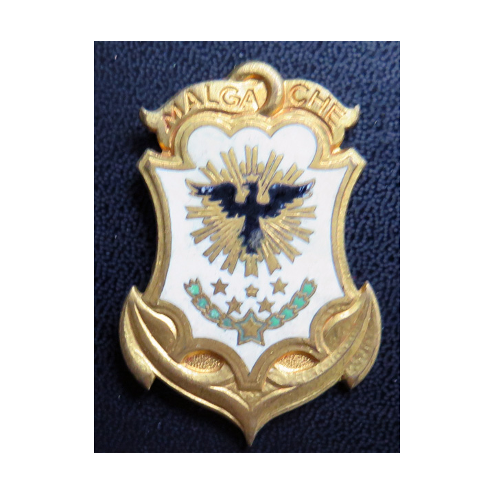 MALGACHE : insigne de l'escorteur Malgache en émail sans attache