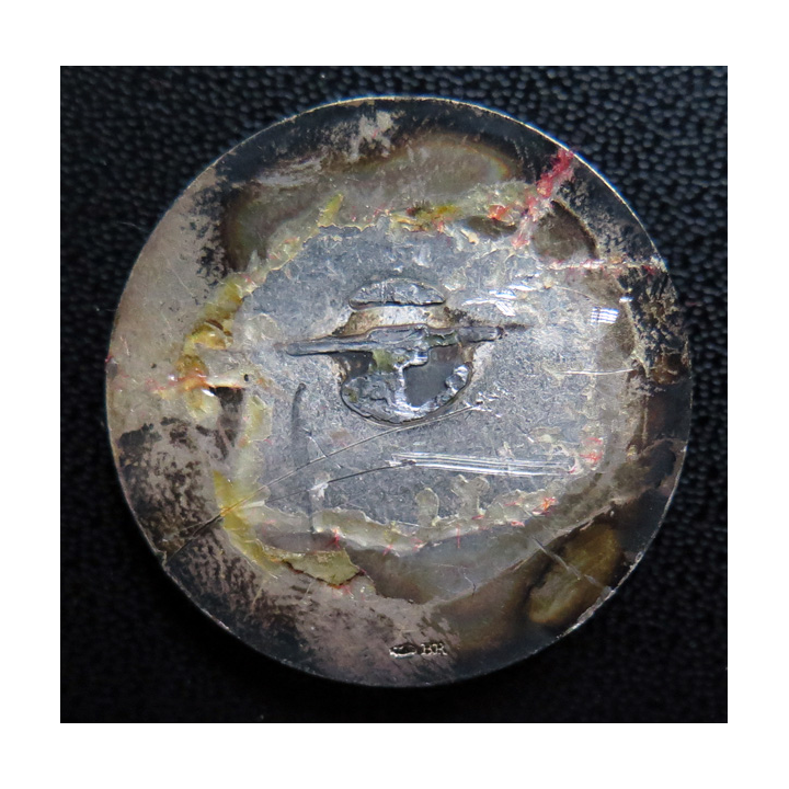 DE GRASSE : rondache en bronze du croiseur De Grasse sans attache